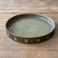 セレン のあ　ハンバーグ皿 セ4A（直径約22cｍ）