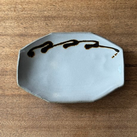 セレン のあ　8角小長皿 セ10B（約21×14.5cｍ）