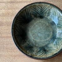 中嶋窯　6寸押紋丸鉢 ナ19B (直径約18cm)