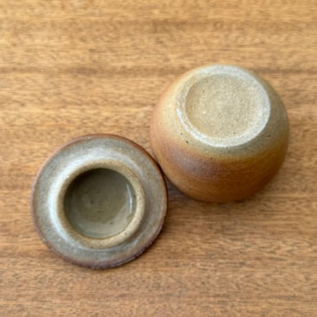 川尻製陶所　砂糖壷S 丸形 サS丸C