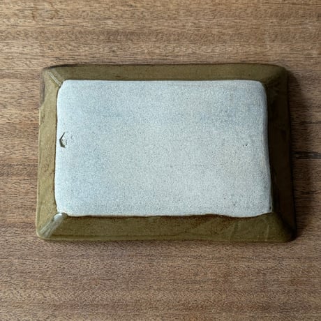 えのきだ窯 榎田智　長方皿 エ5F (約21.5×15cm)