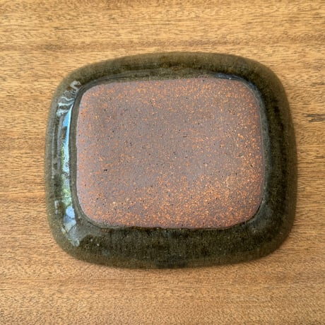 フジタ工作室　 スクエア皿 フ10C （約19.5×17cm)
