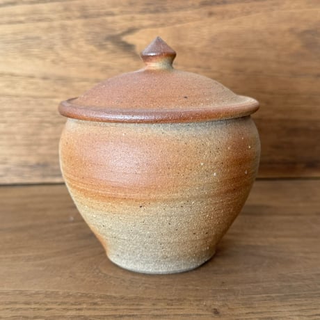 川尻製陶所　砂糖壷M 上膨れ サM上E