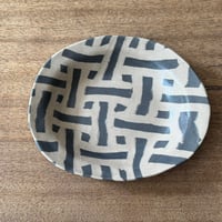 Nerikomico リムオーバル皿 N26（約20.5×17cm)