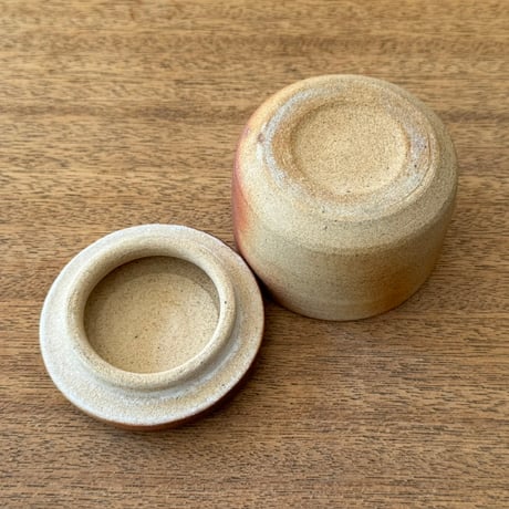 川尻製陶所　塩壷S 筒形 シS筒K