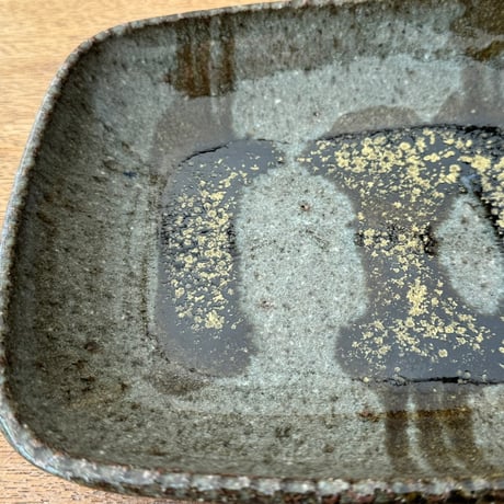 フジタ工作室　 スクエア皿 フ10A (約19.5×17cm)