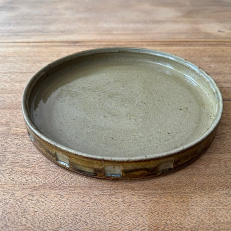 セレン のあ　ハンバーグ皿 セ4A（直径約22cｍ）