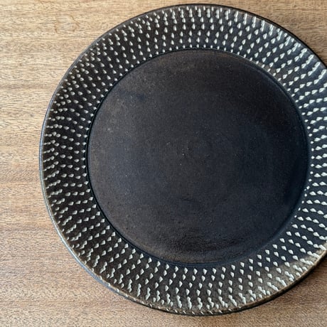 えのきだ窯 榎田智　パン皿 エ19 (直径約27cm)