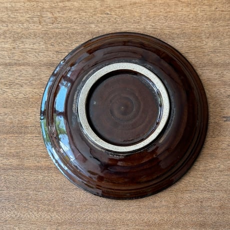 えのきだ窯 榎田智　７寸皿  エ15D (直径約20.5cm)