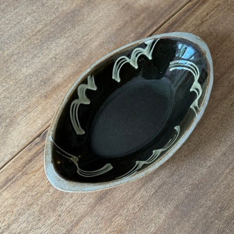 えのきだ窯 榎田智　カレー皿 エ9B (約27.5×16cm)