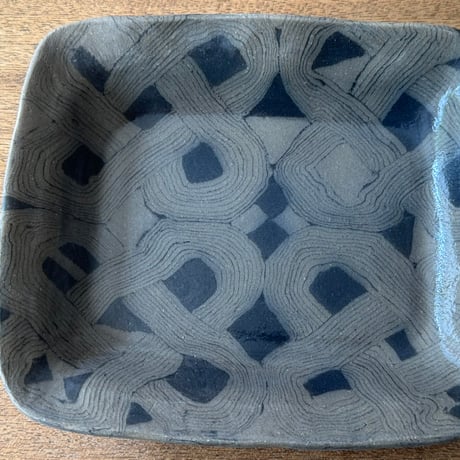 Nerikomico 長方皿 N28（約21.5×18.5cm)