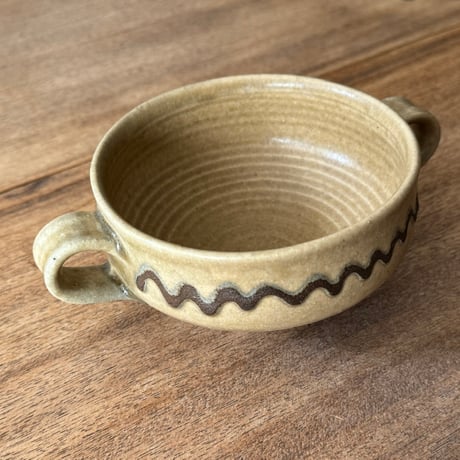 陶房カタチ　 両手スープカップ カ5F