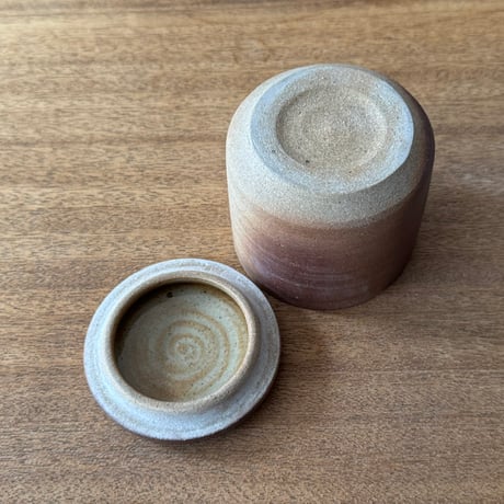 川尻製陶所　砂糖壷M 筒形 サM筒L