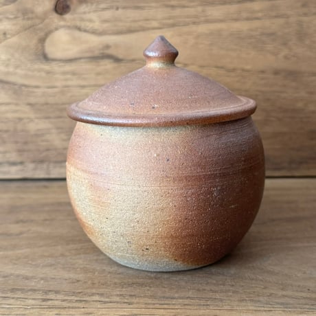 川尻製陶所　塩壷M 丸形 シM丸D