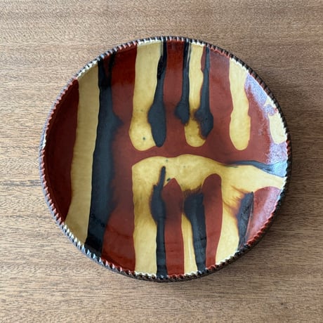 紀窯　中川紀夫　丸皿 K3H (直径約19.5cm)