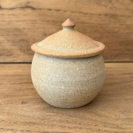 川尻製陶所　砂糖壷S 丸形 サS丸B