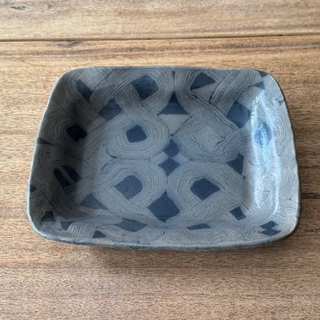 Nerikomico 長方皿 N28（約21.5×18.5cm)