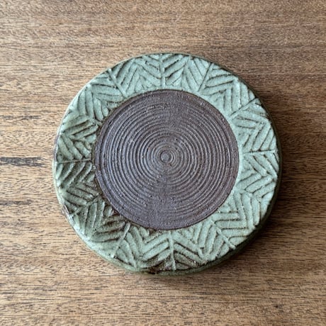 工房コキュ　4.5寸台皿 C10A (直径約14.5cm)