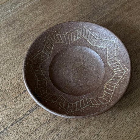 工房コキュ　５寸平皿 C4A (直径約15.5cm)