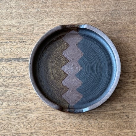 工房コキュ　4.5寸台皿 C10C (直径約14.5cm)