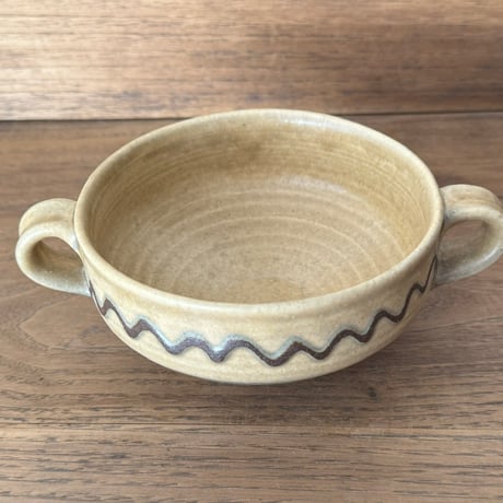 陶房カタチ　 両手スープカップ カ5E