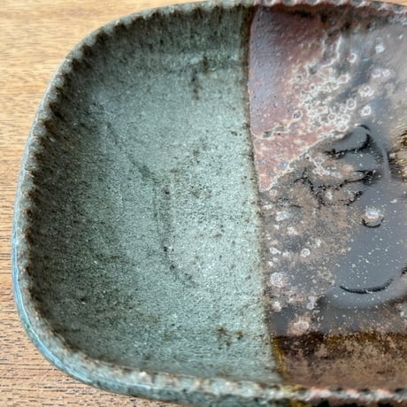 フジタ工作室　 四角皿 フ12F (約14×14cm)
