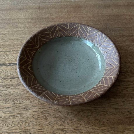 工房コキュ　５寸皿 C3B (直径約16cm）