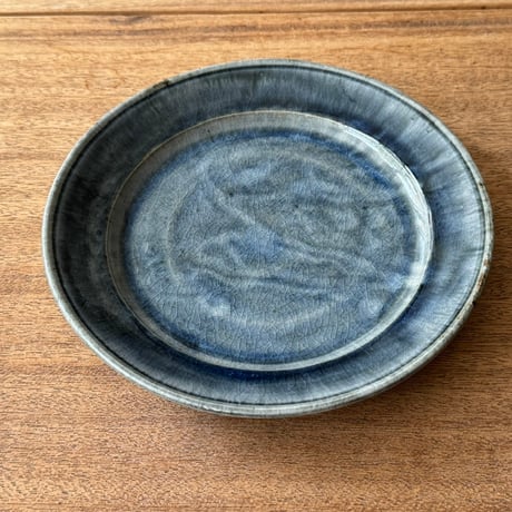 中嶋窯　7寸平皿 ナ11B (直径約21cm)