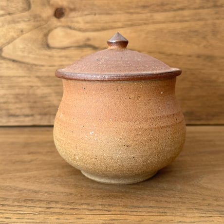 川尻製陶所　塩壷M 下膨れ シM下H