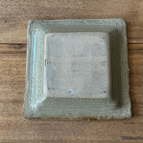 えのきだ窯 榎田智　角皿（大） エ16A (約21×21cm)