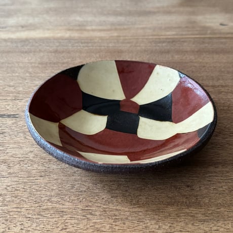 紀窯　中川紀夫　丸皿 K4D (直径約16cm)
