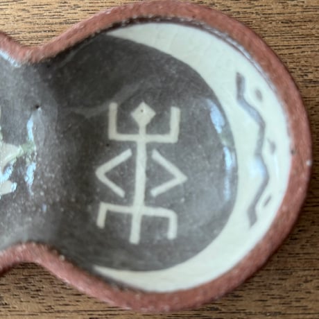 ツグムイロ　双子皿 T3 (約13.5×7.5cm)