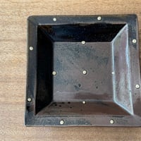 えのきだ窯 榎田智　角皿（大） エ16B (約21×21cm)