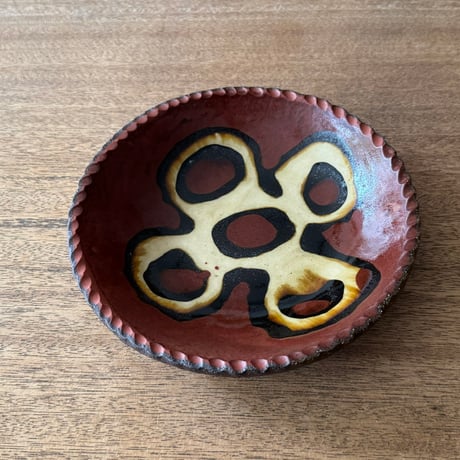 紀窯　中川紀夫　丸皿 K4E(直径約16cm)
