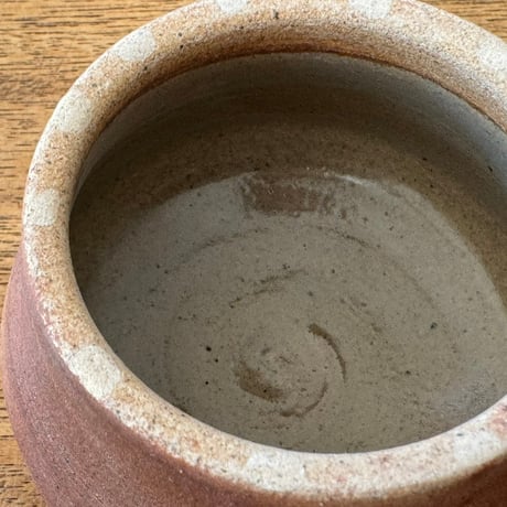 川尻製陶所　砂糖壷S 下膨れ サS下J