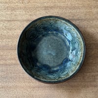 中嶋窯　6寸押紋丸鉢 ナ19A (直径約18cm)