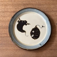 てつ工房 小島鉄平　7寸プレート コ7C (直径約21cm)