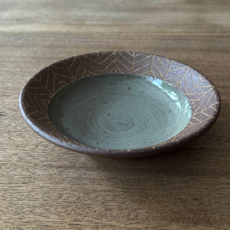 工房コキュ　５寸皿 C3A (直径約15cm）