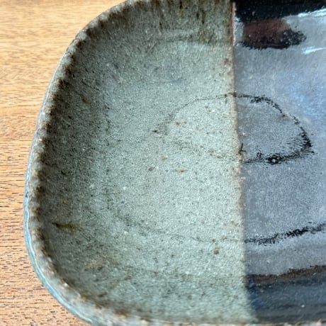 フジタ工作室　 四角皿 フ12H (約14×14cm)