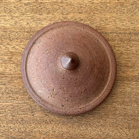 川尻製陶所　塩壷M 上膨れ シM上G