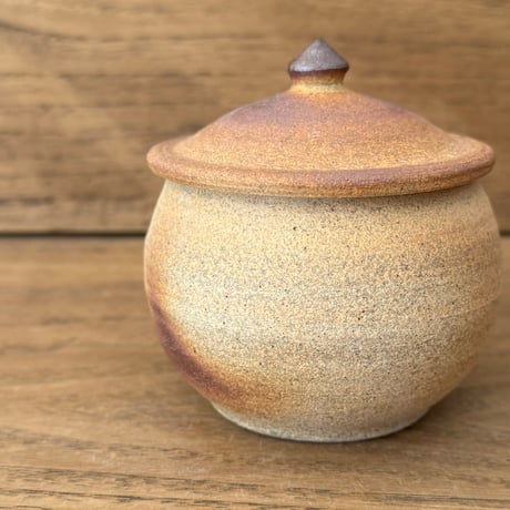 川尻製陶所　塩壷S 丸形 シS丸D