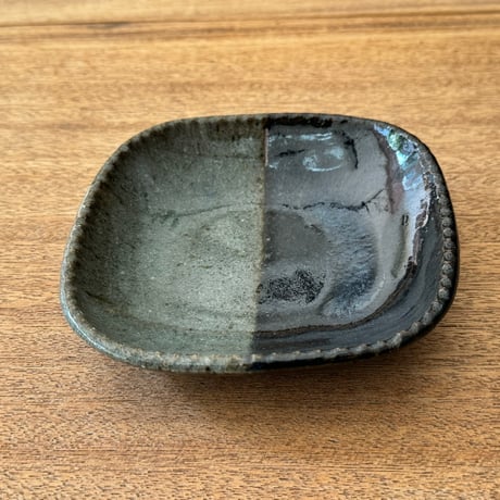 フジタ工作室　 四角皿 フ12H (約14×14cm)