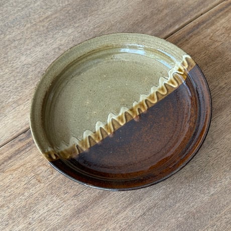 えのきだ窯 榎田智　７寸皿  エ15B (直径約20.5cm)