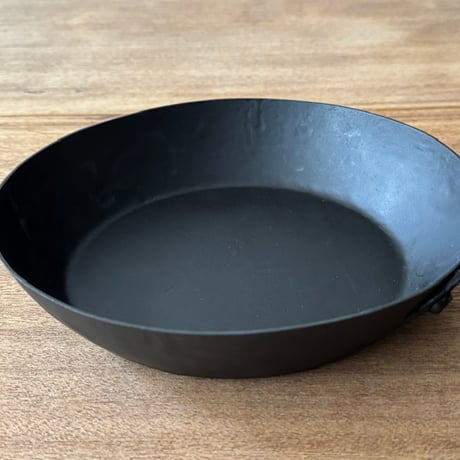 野鍛冶やまご　ちょっと深めの鉄フライパン＆ふたセット 22cm や22フタセット