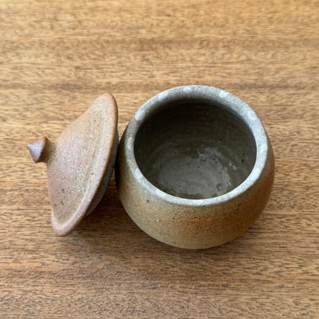 川尻製陶所　砂糖壷S 丸形 サS丸B