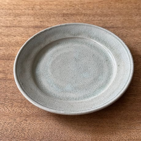 中嶋窯　半磁器6寸平皿 ナ15B (直径約18cm)