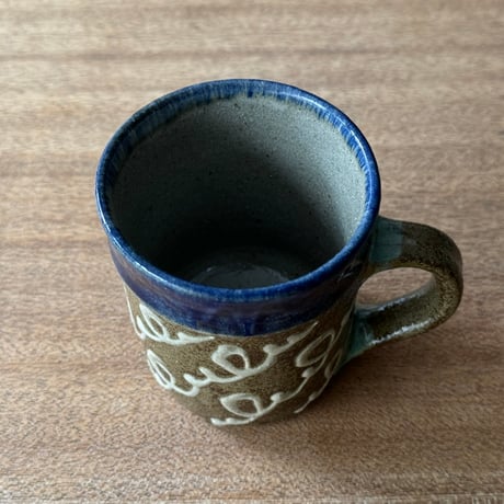 強戸窯　マグカップ ゴマ筒A