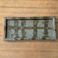 フジタ工作室　 板皿 フ8E （約22×10cm)