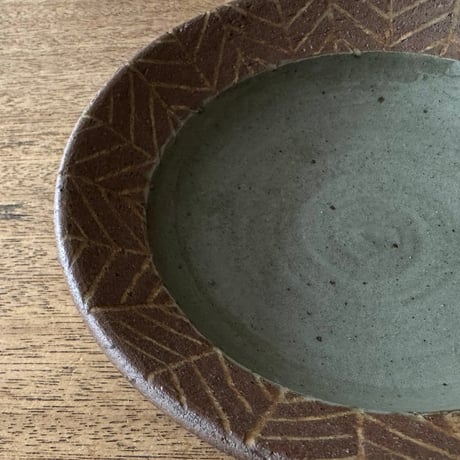 工房コキュ　５寸皿 C3A (直径約15cm）