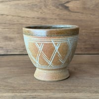 川尻製陶所　アフリカの太鼓のカップ KアA